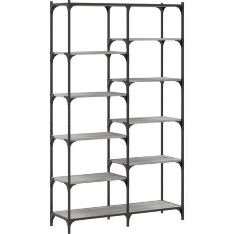 Maison Exclusive - Bücherregal Grau Sonoma 100x32x170 cm Holzwerk