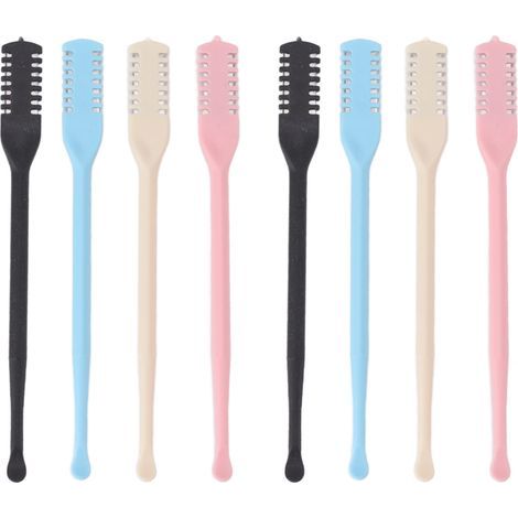 8-teiliges Set bestehend aus einem doppelseitigen Nasenhaartrimmer, einem Ohrreiniger und einem manuellen Sicherheitshaartrimmer mit Spatel. (1/5)