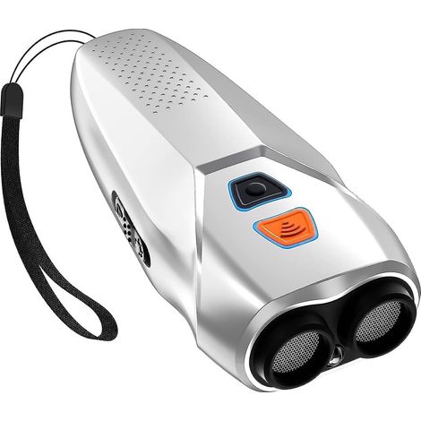 Dispositif anti-aboiements pour chiens à double capteur avec modes dressage/dissuasion et sifflet pour chien (1/5)