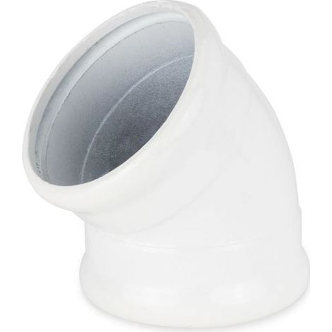 Codo 45º estanca simple H-H - DISMOL Diámetro: Ø110 mm (1/2)