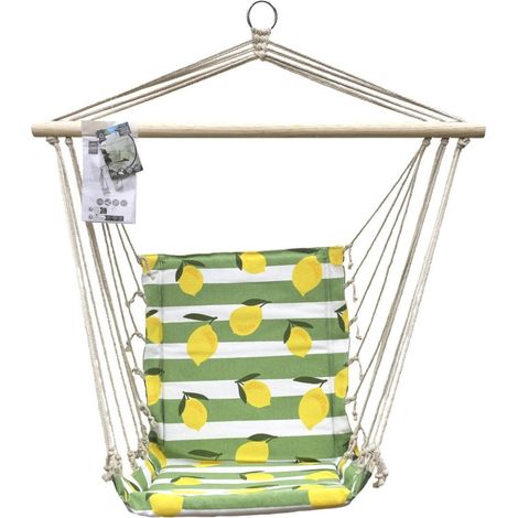 Chaise suspendue Citrons pour balancelle (1/5)