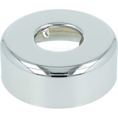 Le Sanitaire – Rosace de siphon laiton chromée 80 mm – Diamètre intérieur 32 mm – Hauteur 30 mm – Pour tuyaux sans filetage