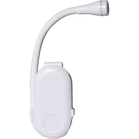 Lampe de Lecture à Clip USB Rechargeable Portable et Compact Lampe de Lecture LED Ajustable pour Étude à Domicile pour Étudiants et Dortoir