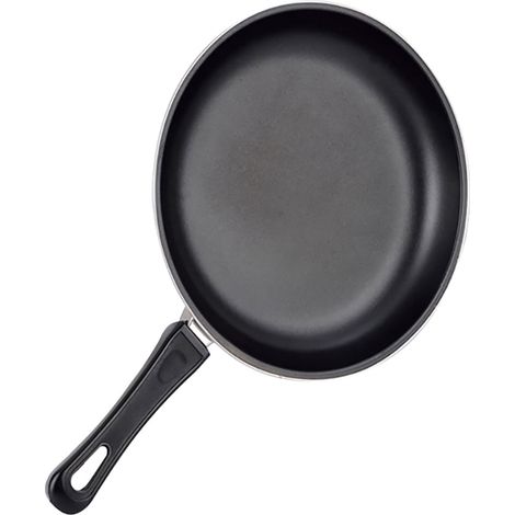 sartén de hierro fundido, 20 cm, antiadherente, con mango de acero inoxidable, para cocinar huevos, filetes y verduras. (1/5)