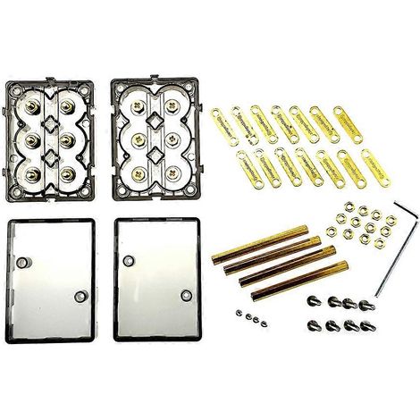 Anschlusskasten für Heimwerkerwerkzeuge, Batteriehalter für 12V-, 24V- und 48V-Stromspeichersets, kompatibel mit 18650-6-Hochstrombatterien (1/5)