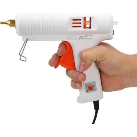 Pr Hot Glue Gun, High Temperature, Full Size 110W, Professional Adjustable Constant Temperature Hot Melt Glue Gun Craft Repair Tool (1/5)