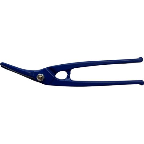 Cisaille à métaux bichantourneuse coupe à droite pour suivre un tracé sinueux. Fabrication Française (1/3)