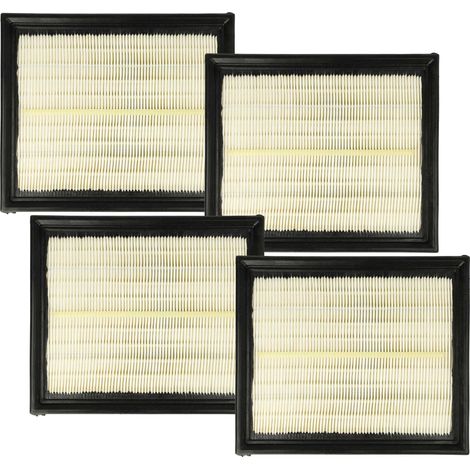 vhbw Set de 4x filtres d'aspirateur compatible avec Protool Festool VCP 360 E-M, 480 E-L AC, 360 E-L AC, 480 AC aspirateur - Filtre principal