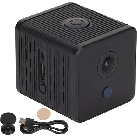 Mini Caméra WiFi 1080P Détection de Mouvement Vision Nocturne pour Surveillance Domestique et Sport (1/5)
