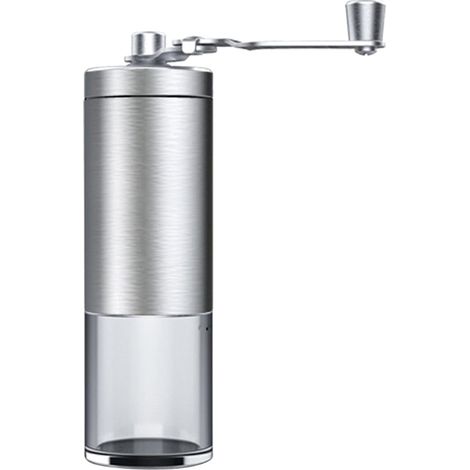 Accessoires pour le café : Moulin à café manuel portable, broyeur à café à main en acier inoxydable pour grains de café (1/5)