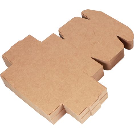 50 Stück Kraftpapier-Verpackungsboxen mit Ahornblattmuster, kleine Geschenkboxen, Bastelverpackungen, Gastgeschenke für Hochzeiten und Partys (1/5)