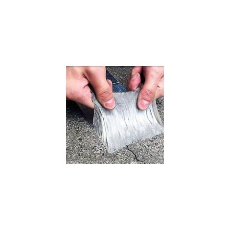 Ruban aluminium : Ruban hyper résistant et imperméable avec une forte adhérence pour fissures, fuites, trous 5cm5m (1/4)