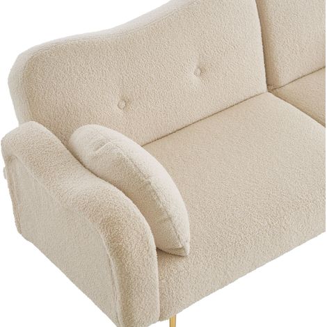 Canapé-lit avec fonction de lit. Angle de couchage réglable. Pieds en or.Canapé-lit avec fonction de lit. Angle de couchage réglable. (1/5)