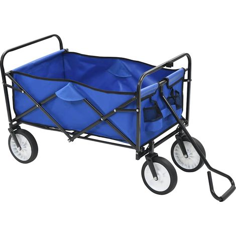 Chariot Ă main pliable Acier Bleu (1/5)