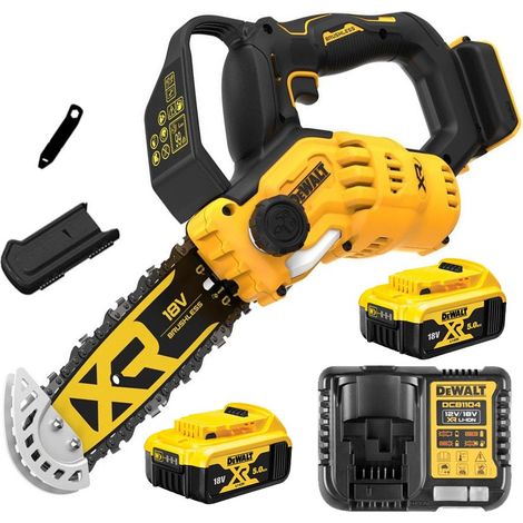 Dewalt DCMPS520P2 18v 20cm Cordless Brushless Pruning Saw 1 Handed Chainsaw (1/5)
