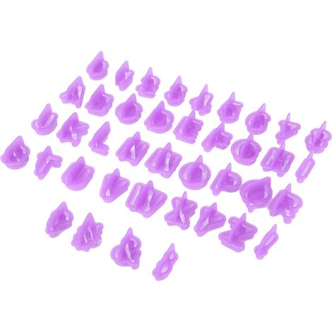 40-teiliges DIY-Keksform-Set mit Buchstaben- und Zahlenmotiven, Schokoladenausstecher, Backzubehör (1/5)