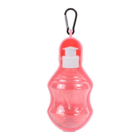 BUNTHAUS Pink,250ml Gourde Chien Gourde pour Chien Bouteille d'eau Portative De Tasse d'eau De Marche De Chien pour L'Animal De Compagnie De Chat De Chien (1/5)