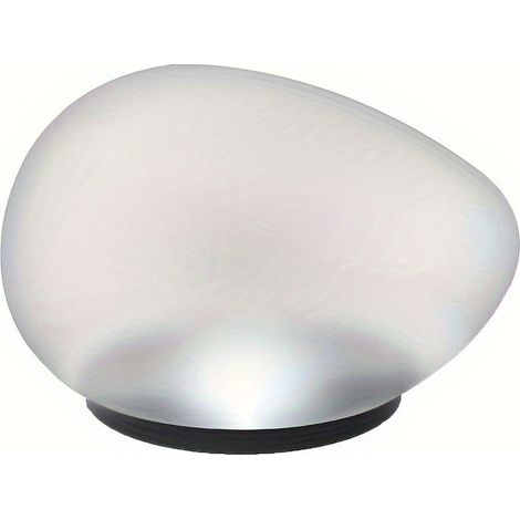 Nouvelle Lampe Solaire Galet pour Pelouse, Lampe Pierre Verre LED, Lumière Blanche, Étanche, Décoration Jardin Extérieur (1/5)