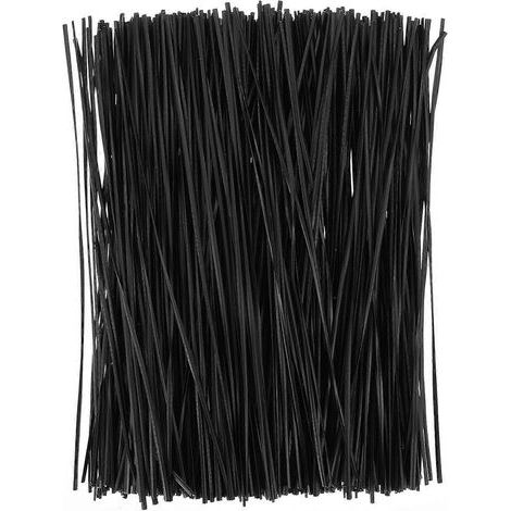 WINOMO Packung mit 500 Kabelbindern, 15 cm lang, für Kabel und Drähte, ideal für Zuhause und Büro (Schwarz) (1/2)