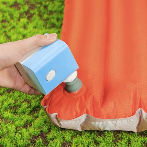 Mini compresseur portable gonfleur matelas air ballon yoga lit pneumatique sur piles (1/5)