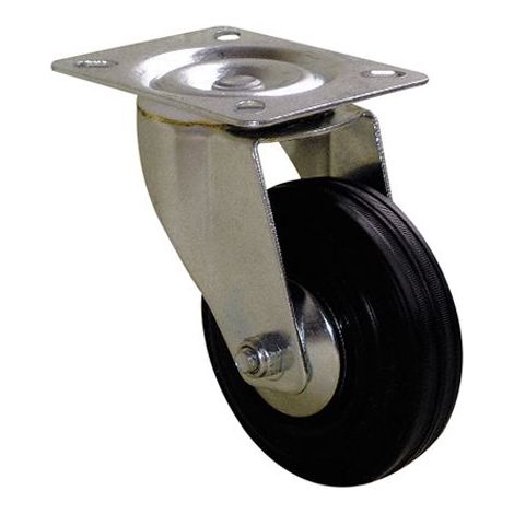 Roulette industrielle Pivotante Guitel Hervieu, Acier galvanisé, Ø 100mm, 100kg ( Prix pour 1 )