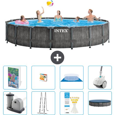 Intex Piscine Prism Frame Ronde - 549x122 cm - 9-pièces  S590