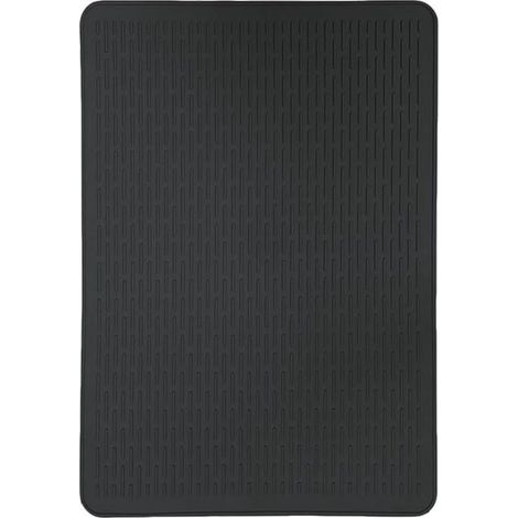 Housse en silicone pour cuisinière électrique et vitrée, tapis de comptoir de cuisine résistant à la chaleur avec motif à larges rayures pour sécher la vaisselle, protège la surface contre les,71×50cm (1/5)