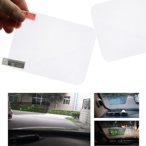 Écran de projection pour affichage tête haute (HUD) de voiture, film protecteur réfléchissant 5,9" 4,9" (1/5)