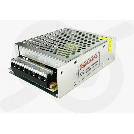 Alimentatore 20 Ampere 12 Volt Per Striscia Led Stabilizzato 220V 120W