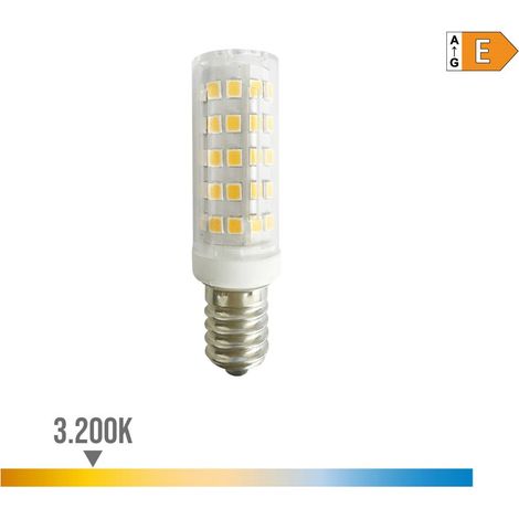 Ampoule tubulaire LED E14 6,5W 800lm 3 200k lumière chaude EDM (1/2)