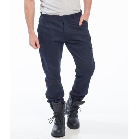 Pantaloni Da Lavoro Elasticizzati Combat Blue 48 (1/4)