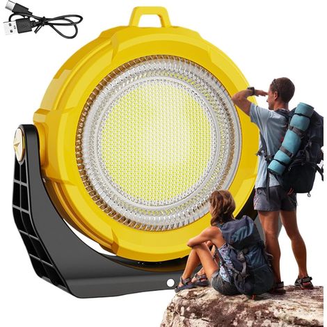 Lampe de Travail LED Rechargeable Torches Magnétiques Pour Mécanique Lampe LED Imperméable Multifonction Pour Atelier Voiture Pêche Extérieur Construction (1/5)