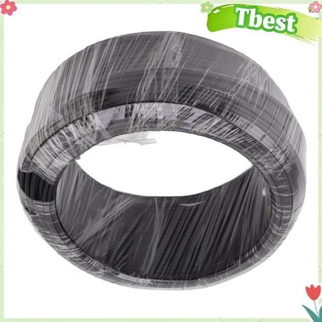 Tbest Fil de bonsaï Fil D'Aluminium Pour Bonsaï Trainement Noir 500g - Fil D'Aluminium Bonsaï piscine controle 1,0 mm 2,0 mm (1/5)