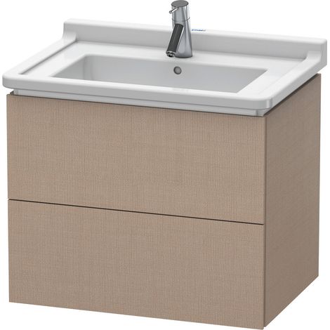 Duravit L-Cube mueble bajo lavabo suspendido, 2 cajones,