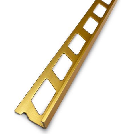 ARRET CORNIERE ALU OR 10MM/2,5M - DINAC - 5500390 (1/2)