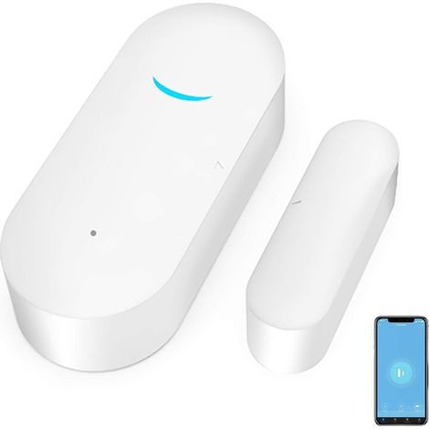 Sensore di porta Wi-Fi Tuya: allarme di sicurezza wireless, sensore intelligente per porte, sicurezza per casa e azienda (1/3)