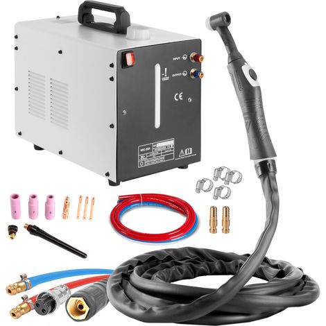 STAHLWERK Torcia per saldatura TIG WP18 SR18 fino a 300 A con refrigeratore d'acqua da 370 W e serbatoio da 6 L (1/5)
