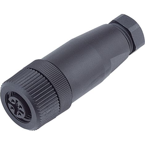 binder 99-0430-10-04 Sensor-/Aktor-Steckverbinder, unkonfektioniert M12 Buchse, gerade  Polzahl Sens