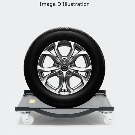 2 X Plateaux Roulants, Noirs, Chariot De Déplacement, Jusqu'à 450 Kg (1/5)