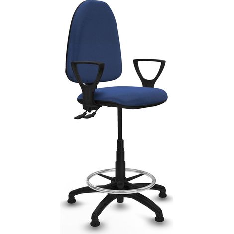 Piqueras y Crespo BFN01RT Chaise de Bureau Bleu Marine (1/3)