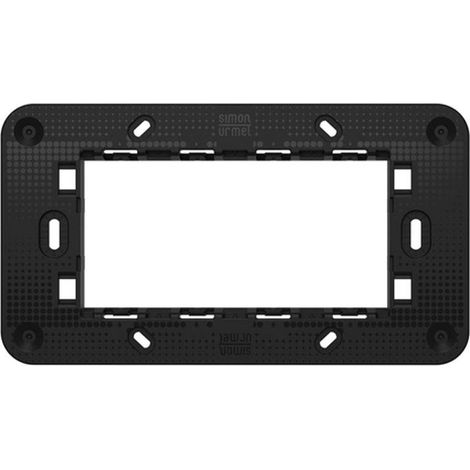 Supporto a 4 moduli ribassato per frutti della serie Lybra Urmet 27704
