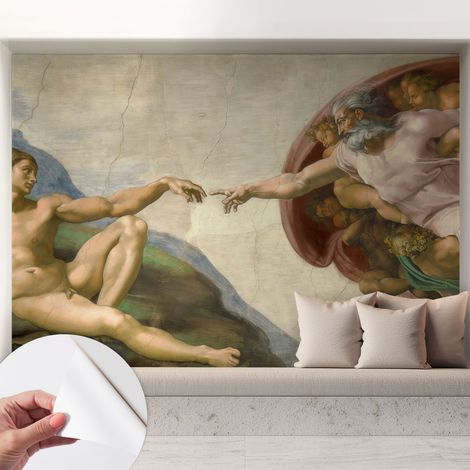 Fotomurale adesivo stickers - murali decorativo - soggiorno moderno - effetto realistico - Contatto spirituale 208x146 cm (1/5)