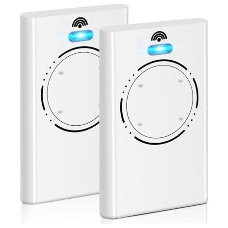 2PCS - Télécommande Portail - Télécommande Garage - Compatible FAA XT4 868 SLH LR - 4 Canaux Anti-interférences - Usage Résidentiel - Noir - 50x10x3cm (1/5)