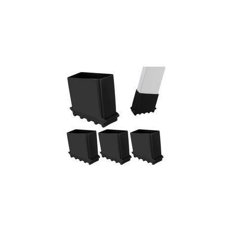 Noir, Antidérapant étape échelle Pieds, 4PCS Pied Echelle Caoutchouc, Universel Patin Escabeau, Pied Escabeau Pour Echelles à Chevrons (1/5)