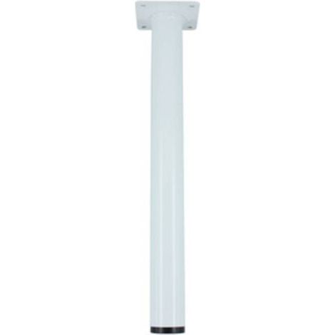 4 x PIEDINO ACCIAIO D. 30 X H 200 MM BIANCO