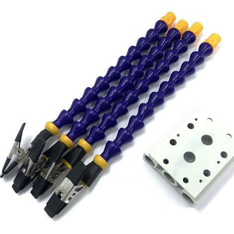Bancs Étau Pince de Table avec Bras Flexible Support de Fer à Souder en Alliage d'aluminium Réparations de Soudage de Circuits Imprimés Clip Universel Auxiliaire Outil de Troisième Main