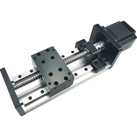 Mesa deslizante, alta estabilidad, husillo de bolas eficiente, SFU1204 con motor, carrera efectiva 300 (1/2)