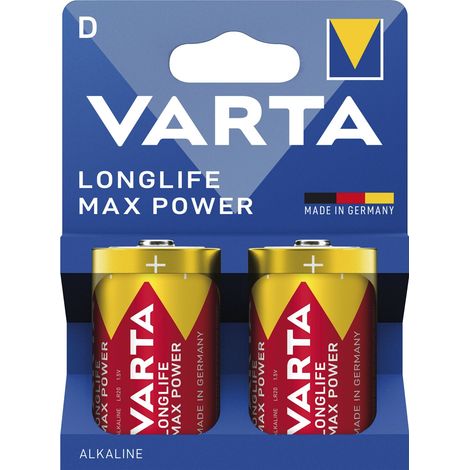Varta VARTA Longlife Max Power D Blister 2 Mono (D)-Batterie Alkali-Mangan 1.5 V 2 St.
