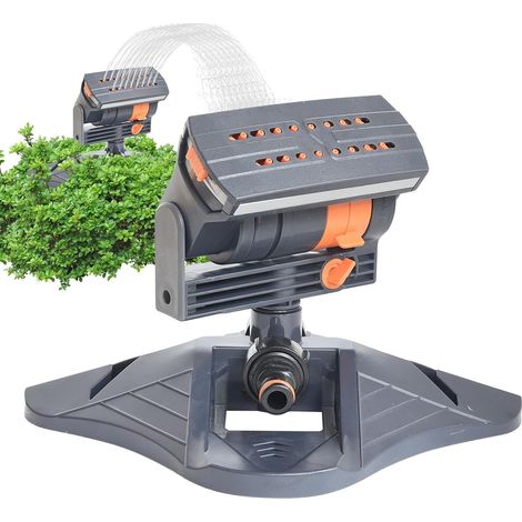 2 Stuks Instelbare Gras Sprinklers, 4 Spuitmodi, Snelle Verbindingssysteem voor Buiten Irrigatie (1/5)