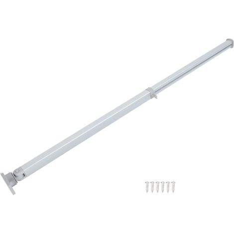 Ortviai Pieds de Table Télescopiques Pliables en Aluminium Anodisé – Réglable de 680 à 1200 mm, Argent (1/5)